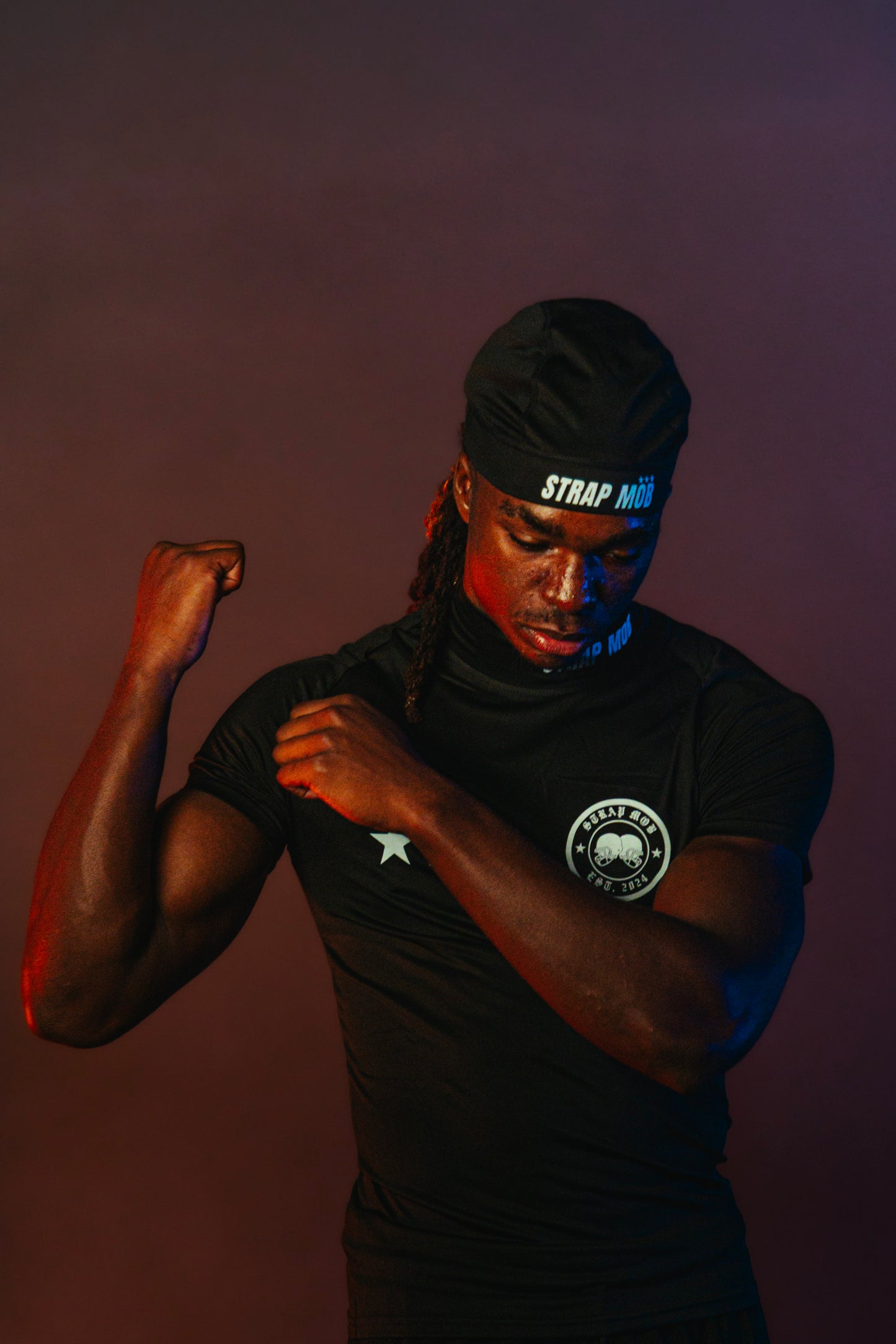 Black SM Skull Cap