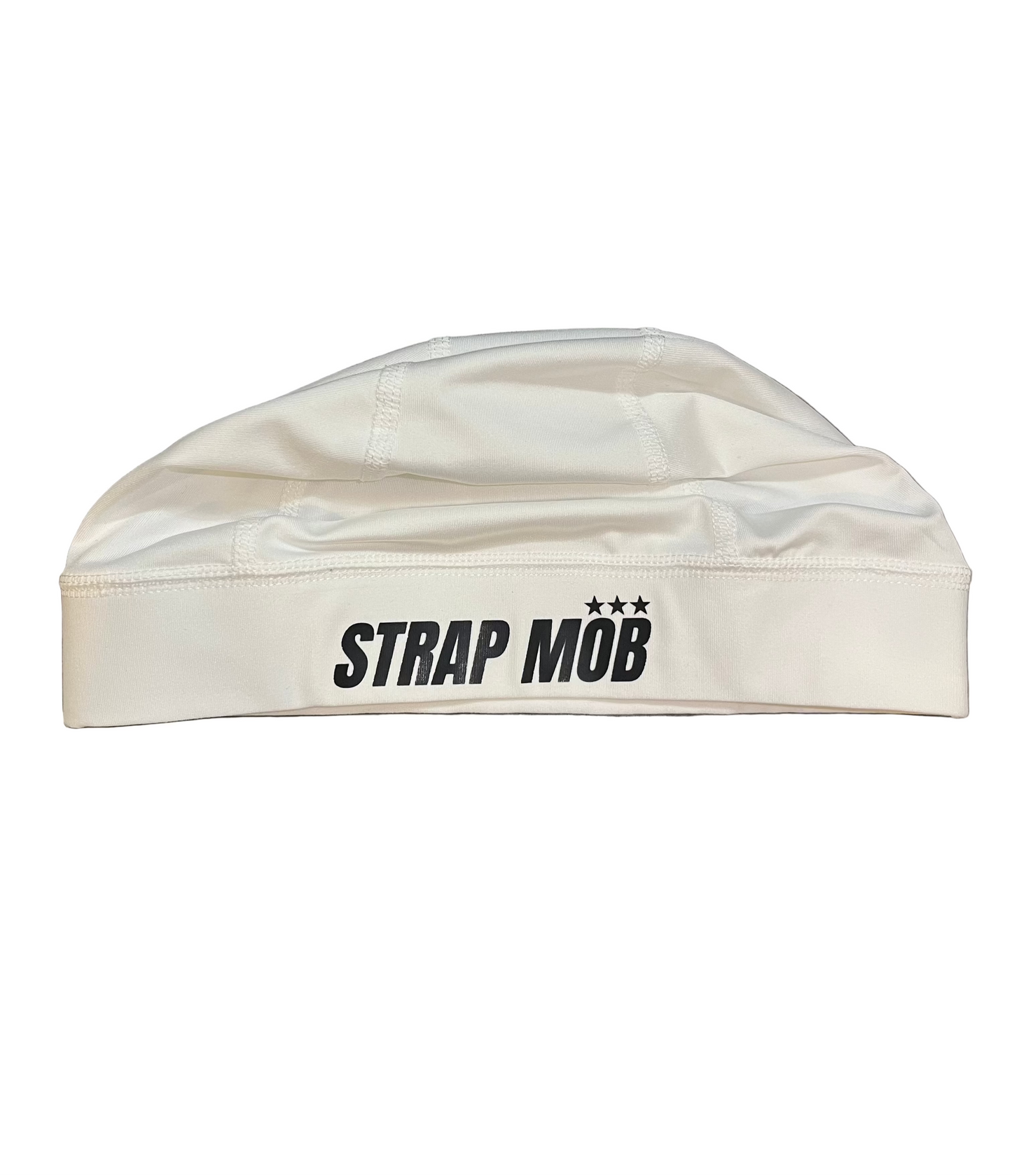 White SM Skull Cap