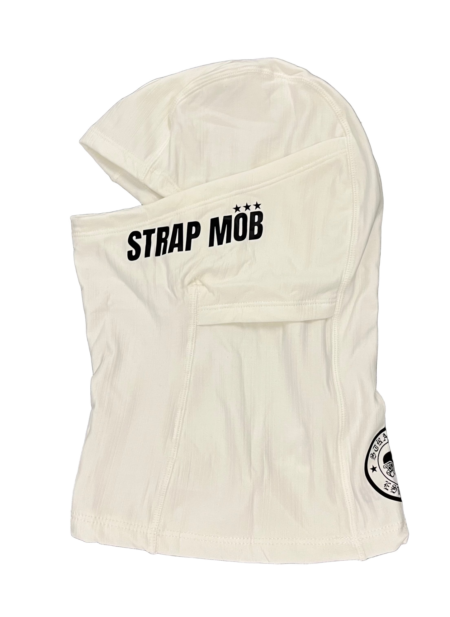 White SM Ski Mask