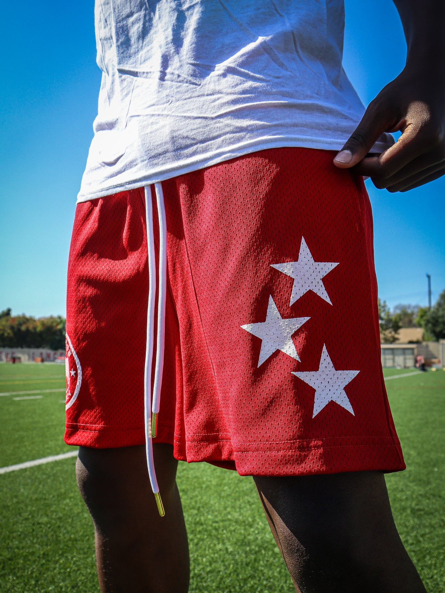 Red Star Shorts