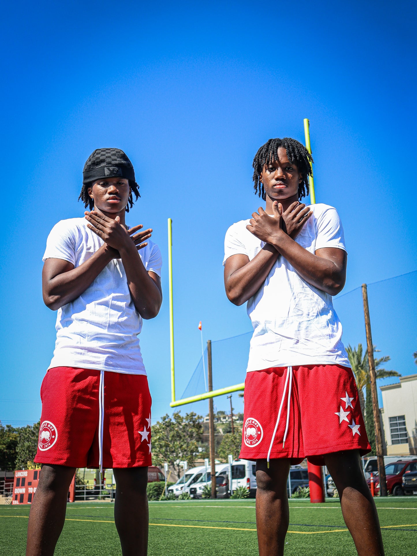 Red Star Shorts