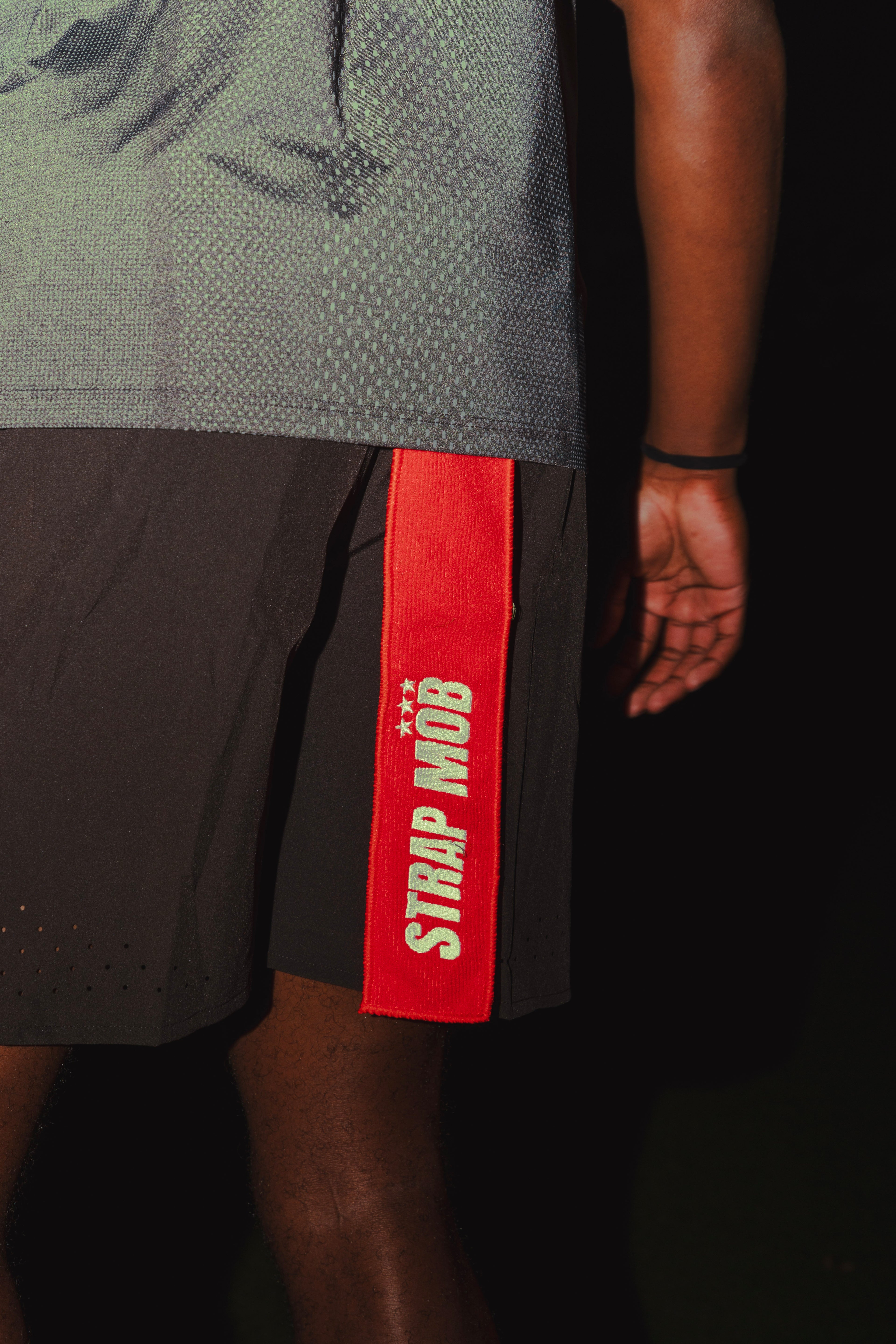 Red SM Streamer Towel