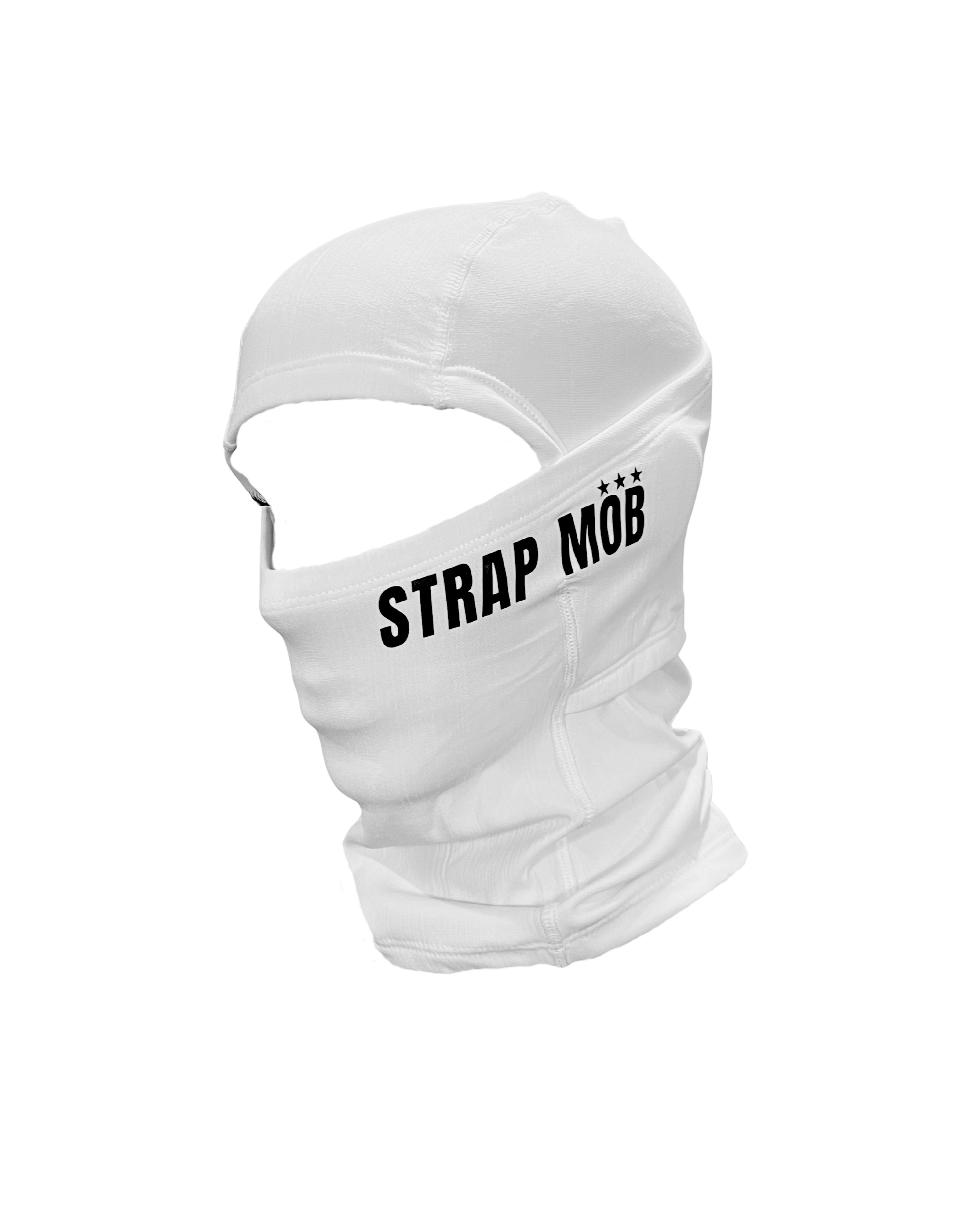 White SM Ski Mask