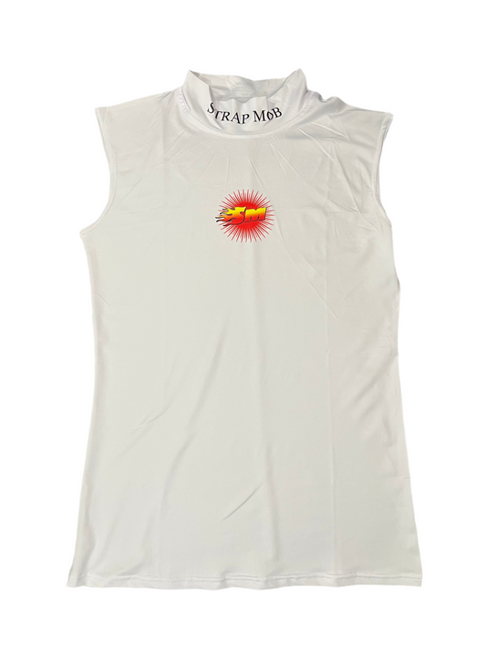 White Turtleneck Compression