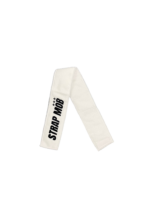 White SM Streamer Towel