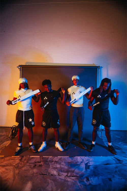 Black SM Streamer Towel